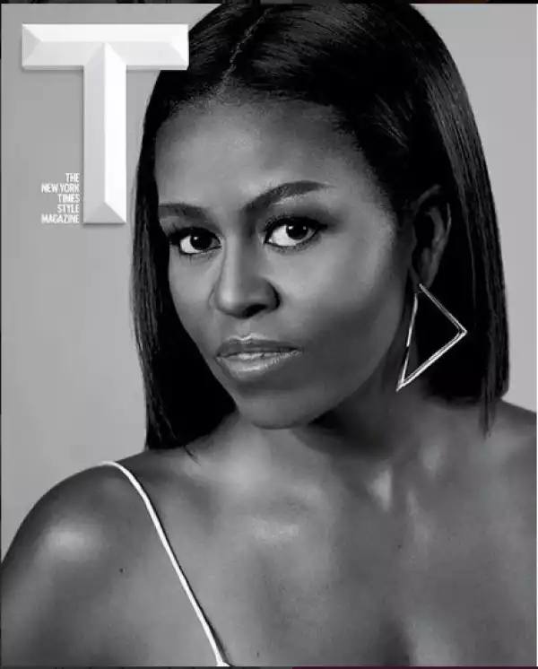Michelle Obama stuns for the cover of New York Times Magazine (Photos)